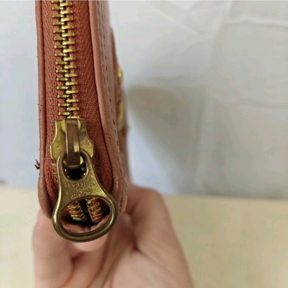 See By Chloe Long Wallet Pink Leather Authentic - Picture 4 of 10